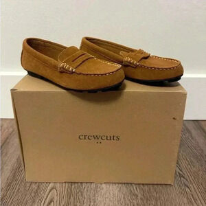 Boys Suede Penny Loafer